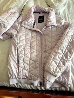 Under Armour ColdGear Reactor Jacket Quilted Pink Large